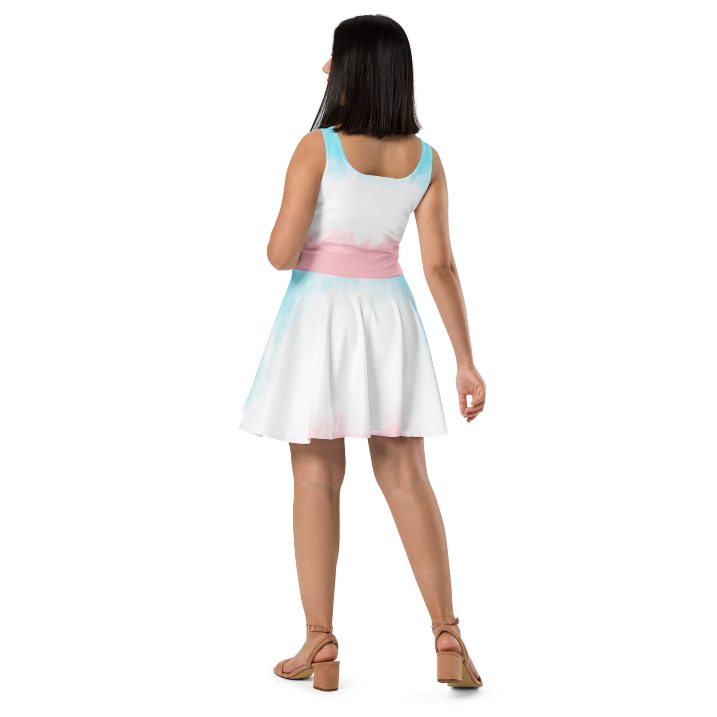 Rainbow Unicorn-Flare Dress