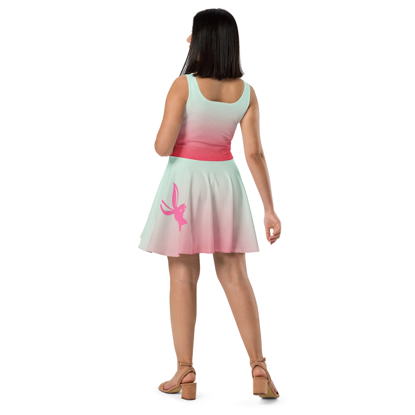 Playful Bunny-Flare Dress