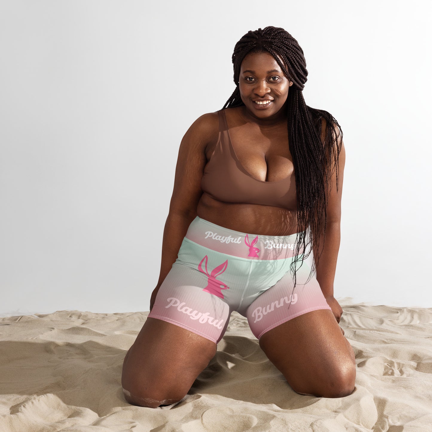 Playful Bunny-Yoga Shorts 2.0