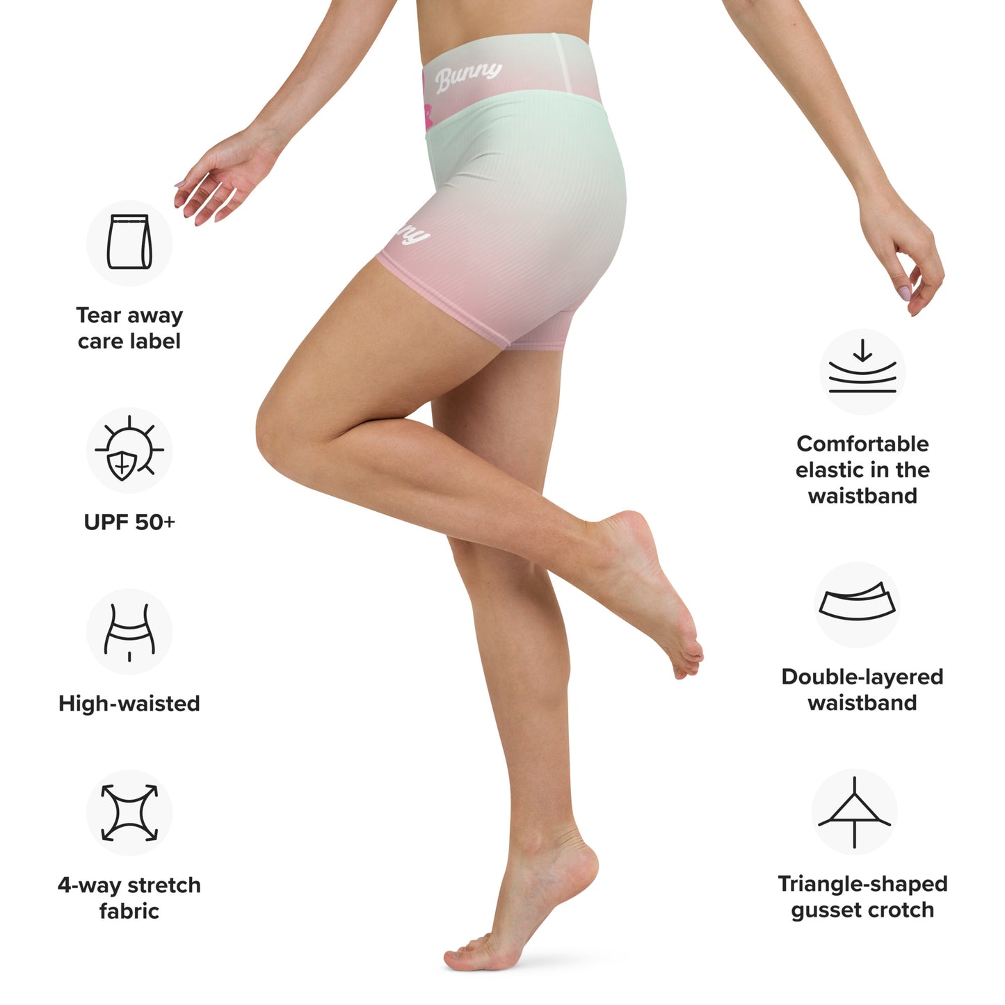 Playful Bunny-Yoga Shorts 4.0