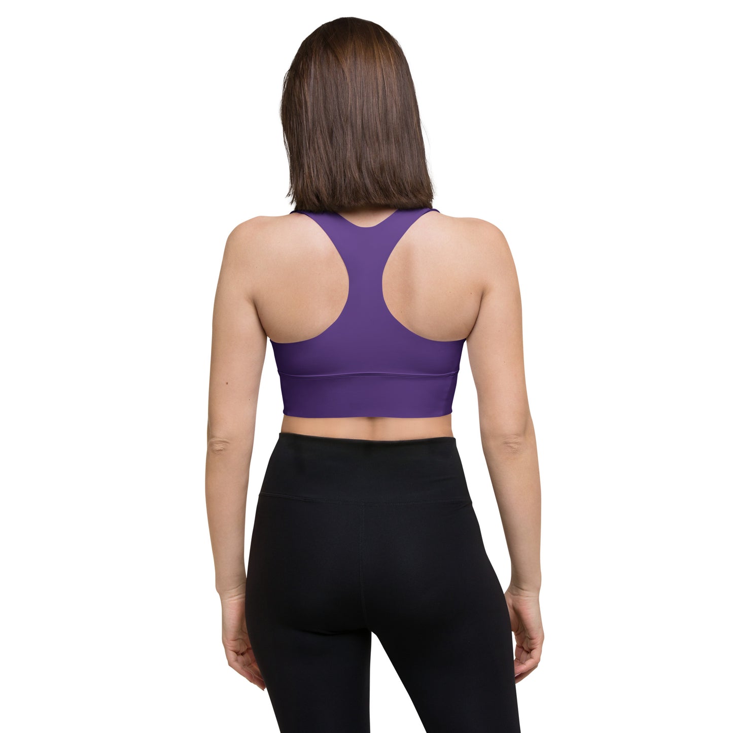 Baby Girl-Sports Bra(Purple& Black)