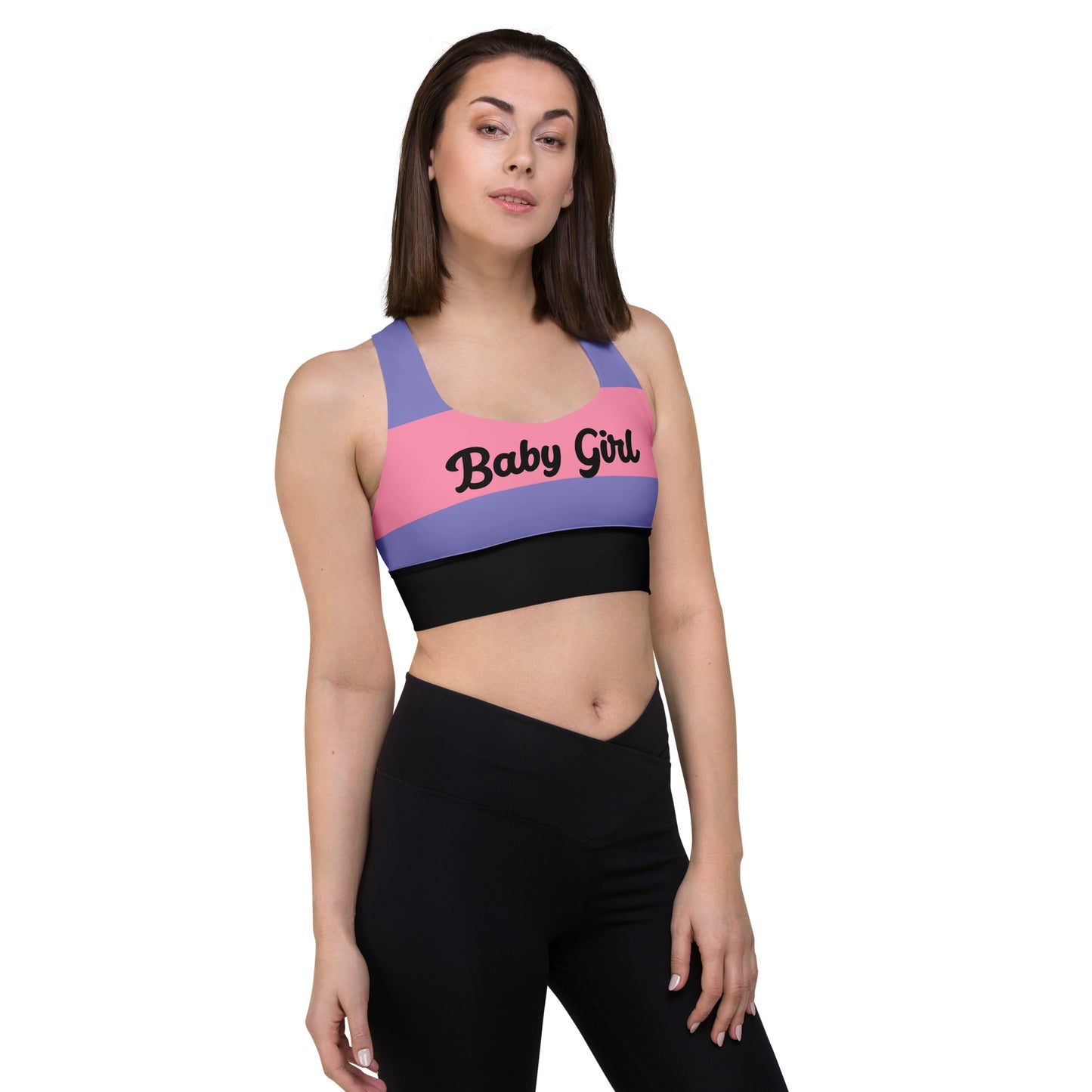 Baby Girl-Multicolor Sports Bra 4.3