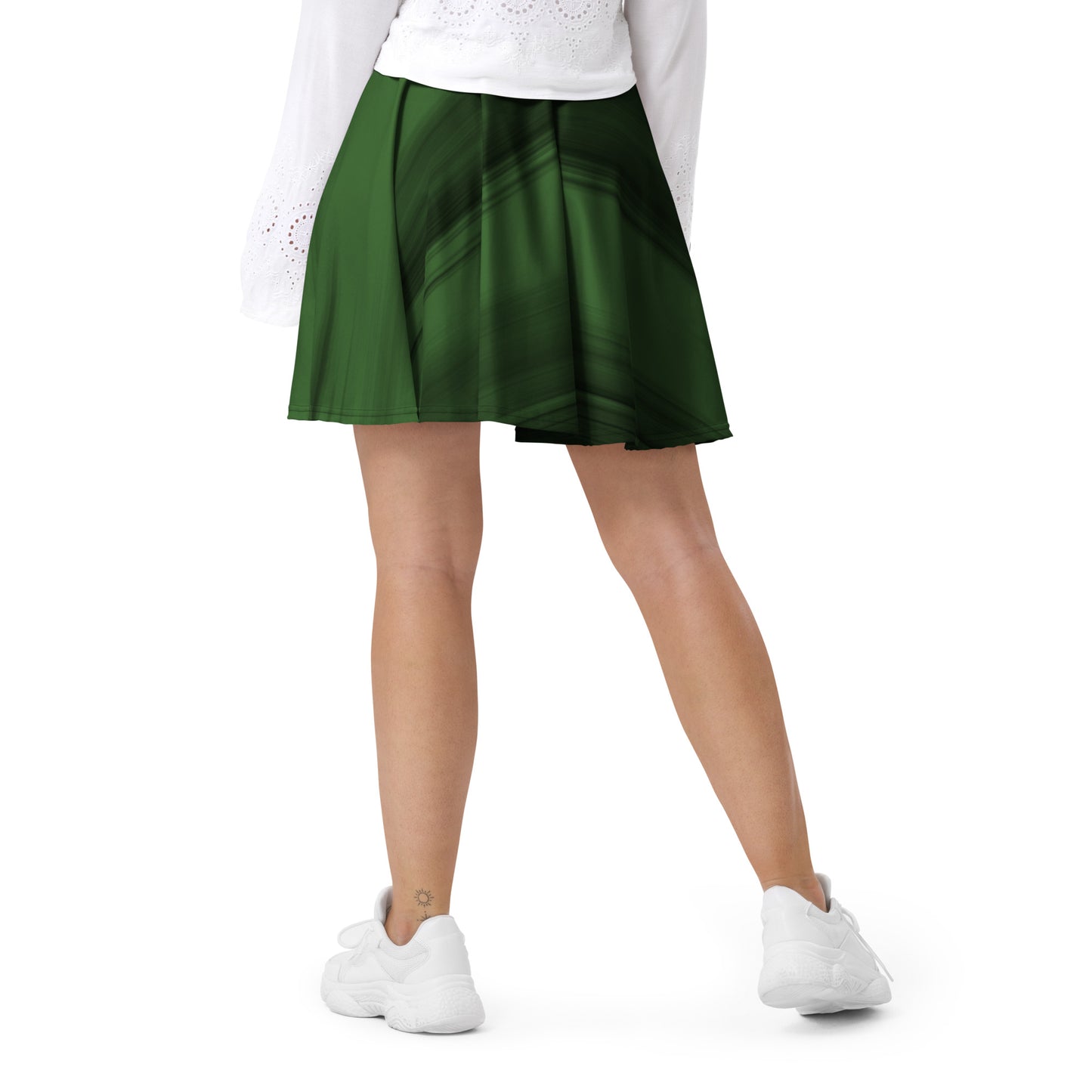 Exotic Green-Flare Skirt